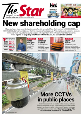 Cover of The Star Malaysia