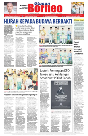 Cover of Utusan Borneo (Sabah)