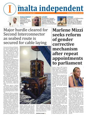 Cover of Malta Independent