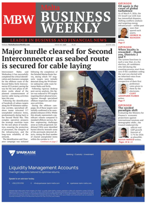 Cover of The Malta Business Weekly