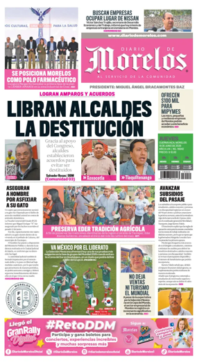 Cover of Diario de Morelos