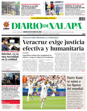 Cover of Diario de Xalapa