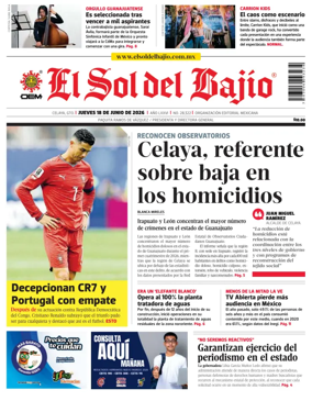 Cover of El Sol de Bajio