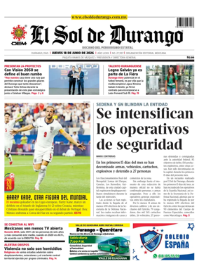 Cover of El Sol de Durango