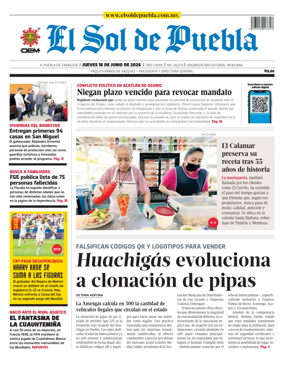 Cover of El Sol de Puebla