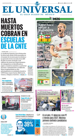 Cover of El Universal