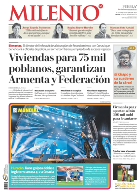 Cover of Milenio Puebla