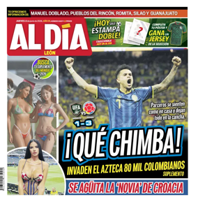 Cover of Periodico Al Dia (Leon)