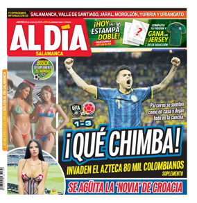 Cover of Periodico Al Dia (Salamanca)