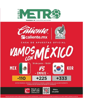 Cover of Publimetro Guadalajara