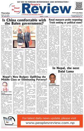 Cover of People's Review Weekly