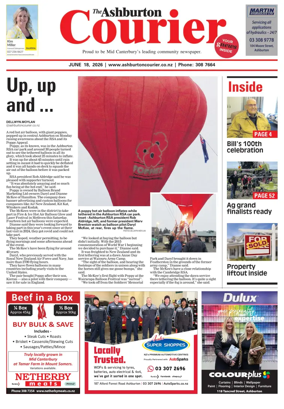Cover of Ashburton Courier