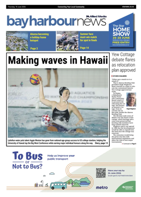 Cover of Bay Harbour News