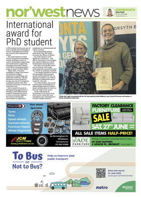 Cover of Nor West News (Christchurch)