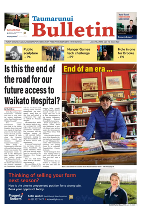 Cover of Taumarunui Bulletin