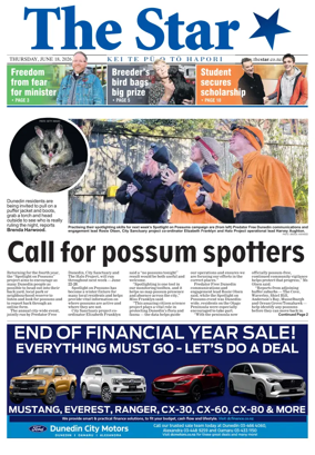 Cover of The Star (Dunedin)