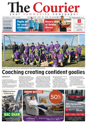 Cover of The Timaru Courier