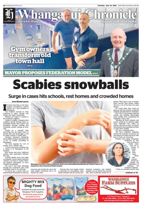 Cover of Whanganui Chronicle