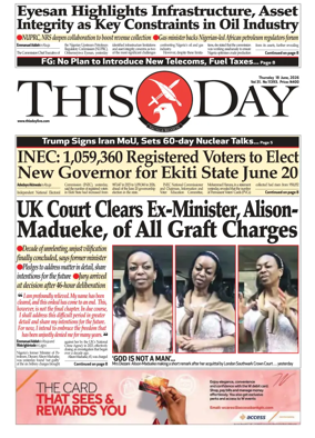 Cover of THISDAY