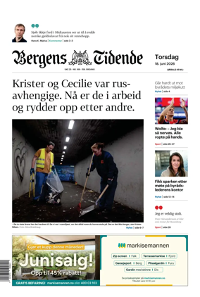 Cover of Bergens Tidende
