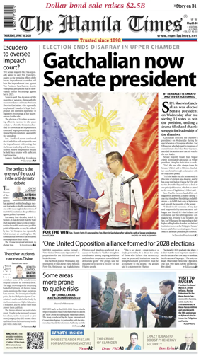 Cover of The Manila Times