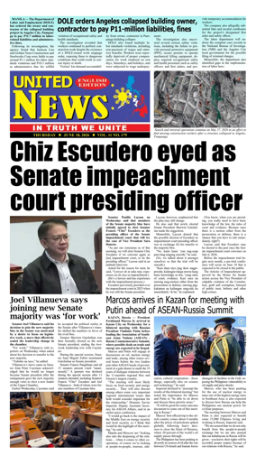 Cover of United News - English Edition