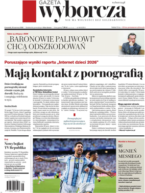 Cover of Gazeta Wyborcza Stoleczna