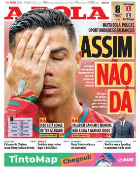 Cover of A BOLA (Portuguese)
