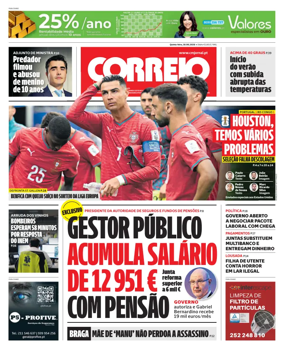 Cover of Correio da Manha