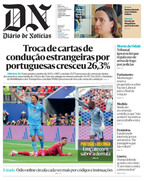 Cover of Diario de Noticias