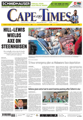 Cover of Cape Times