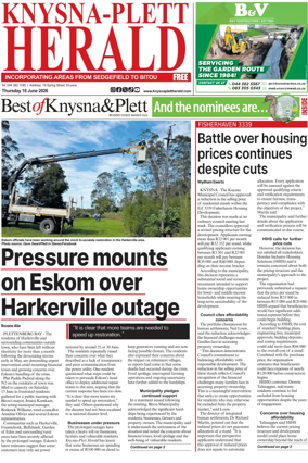 Cover of Knysna-Plett Herald