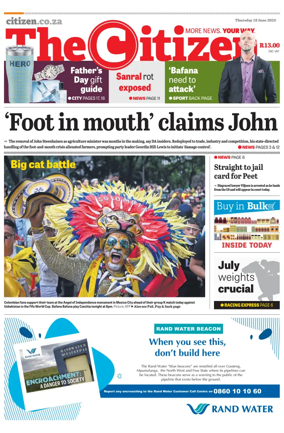 Cover of The Citizen (KZN)