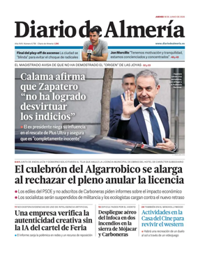 Cover of Diario de Almeria
