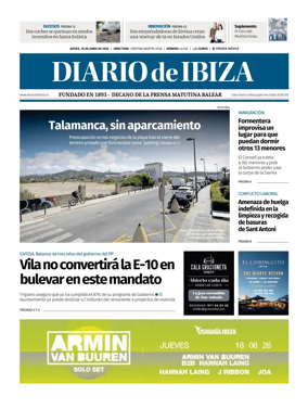 Cover of Diario de Ibiza