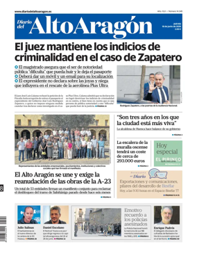 Cover of Diario del Alto Aragon
