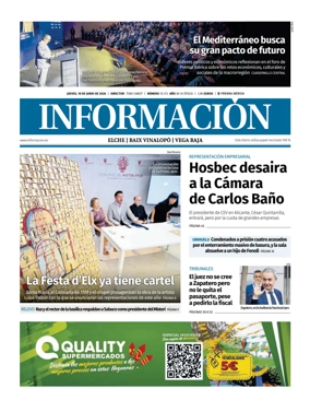 Cover of Diario Informacion (Elche y Vega Baja)