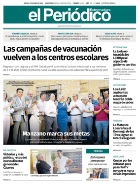 Cover of El Periodico Extremadura