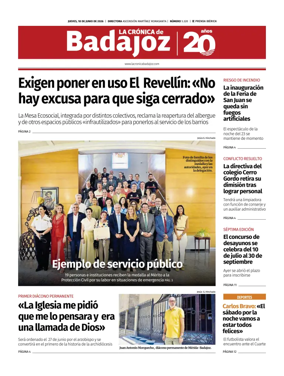 Cover of La Cronica de Badajoz BE