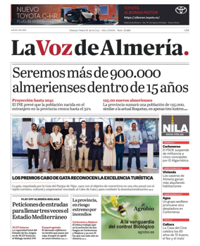 Cover of La Voz de Almeria