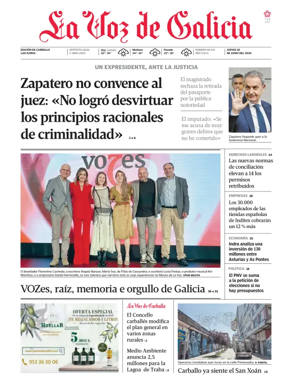 Cover of La Voz de Galicia (Carballo)