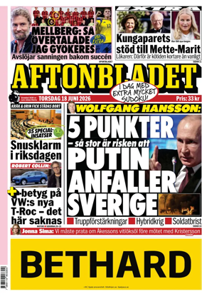 Cover of Aftonbladet