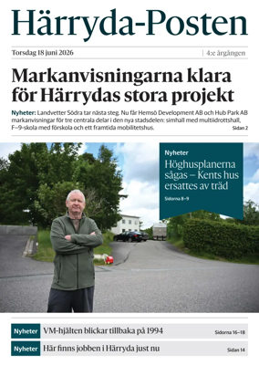 Cover of Harryda-Posten