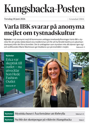 Cover of Kungsbacka-Posten