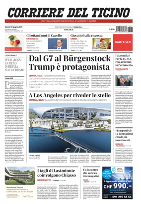 Cover of Corriere del Ticino
