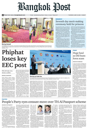Cover of Bangkok Post