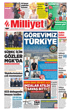 Cover of Milliyet