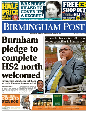 Cover of Birmingham Post