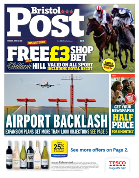Cover of Bristol Post