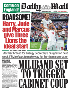 Cover of Daily Mail